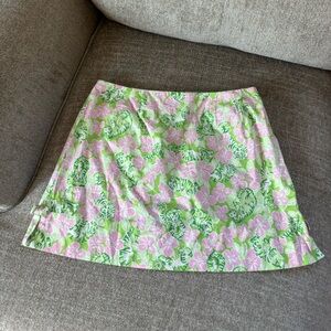 Lily Pulitzer cotton animal skirt with bows
